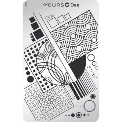 :YOURS PLATE   YLD07 - Square